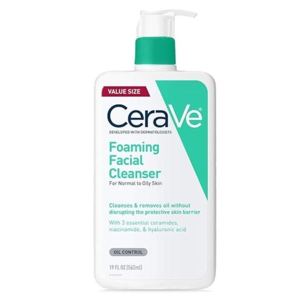 Cerave Foaming Facial Cleanser for Normal to Oily Skin 19oz/562ml X02